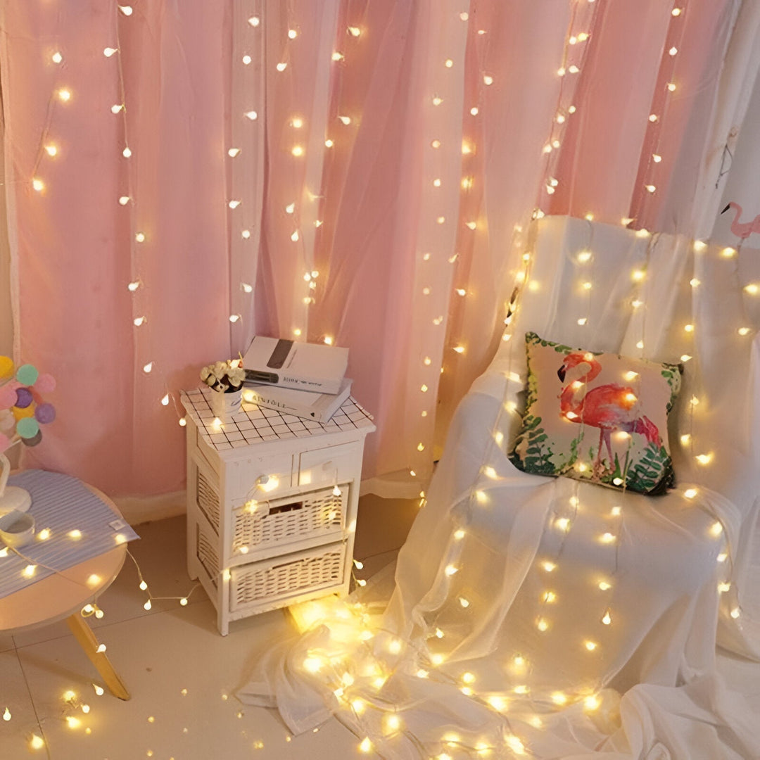 BowLift | Sparkle String Lights - Decorative Ball, Flower, Star, Snowflake LED String Lights