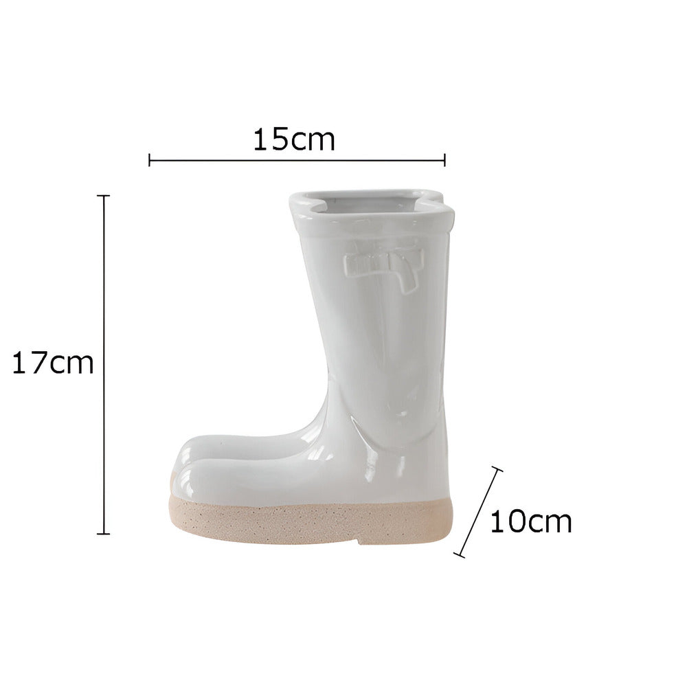 BowLift | Stylish Ceramic Vase in Boot Shape