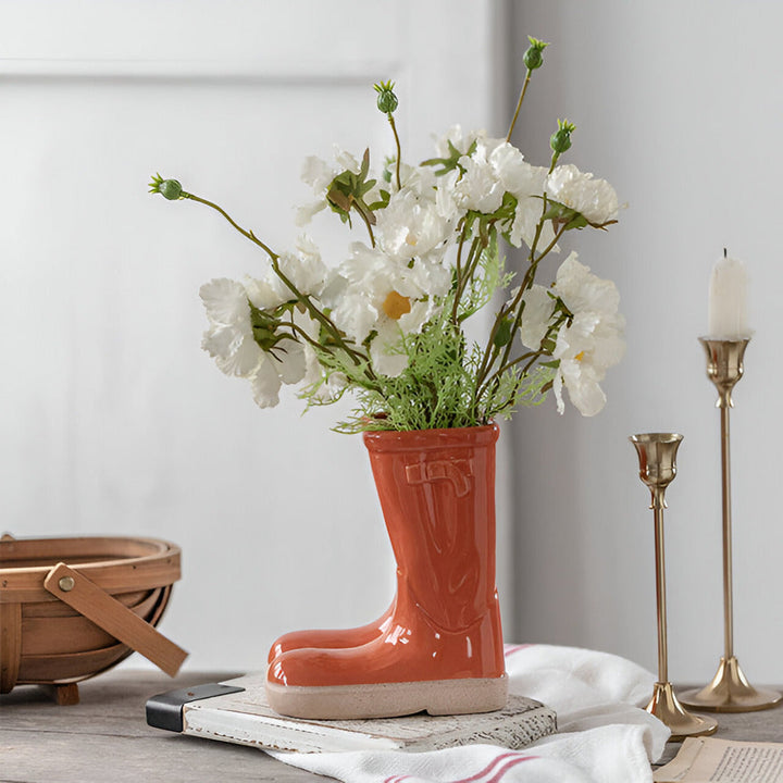 BowLift | Stylish Ceramic Vase in Boot Shape