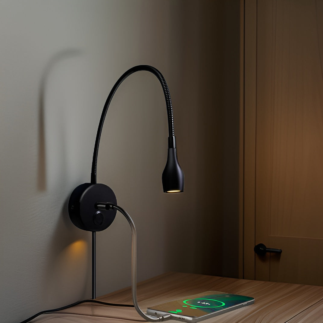 BowLift | Luminara Wall Lamp - Stylish Adjustable LED Wall Lamp for Reading Pleasure