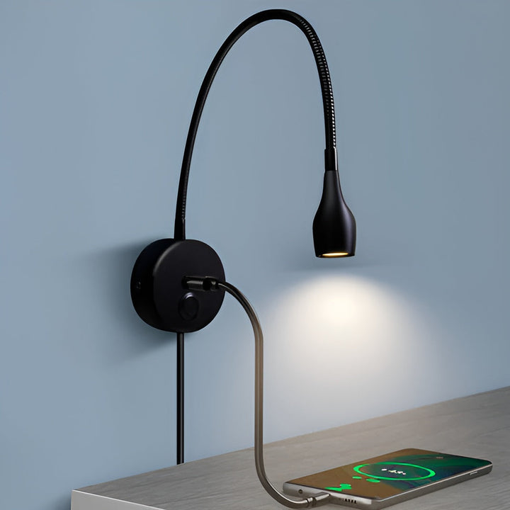BowLift | Luminara Wall Lamp - Stylish Adjustable LED Wall Lamp for Reading Pleasure