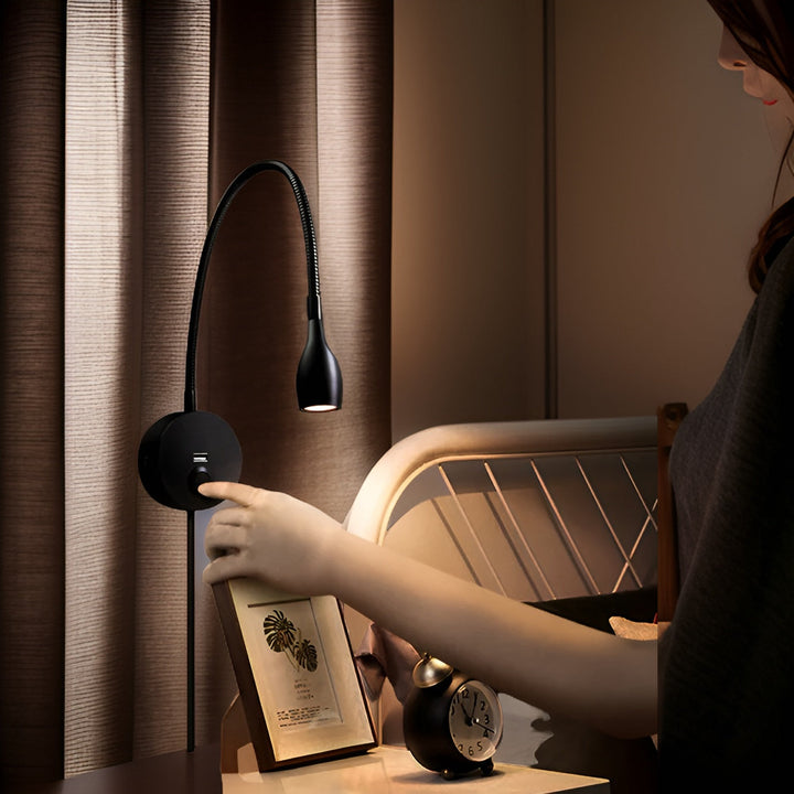 BowLift | Luminara Wall Lamp - Stylish Adjustable LED Wall Lamp for Reading Pleasure