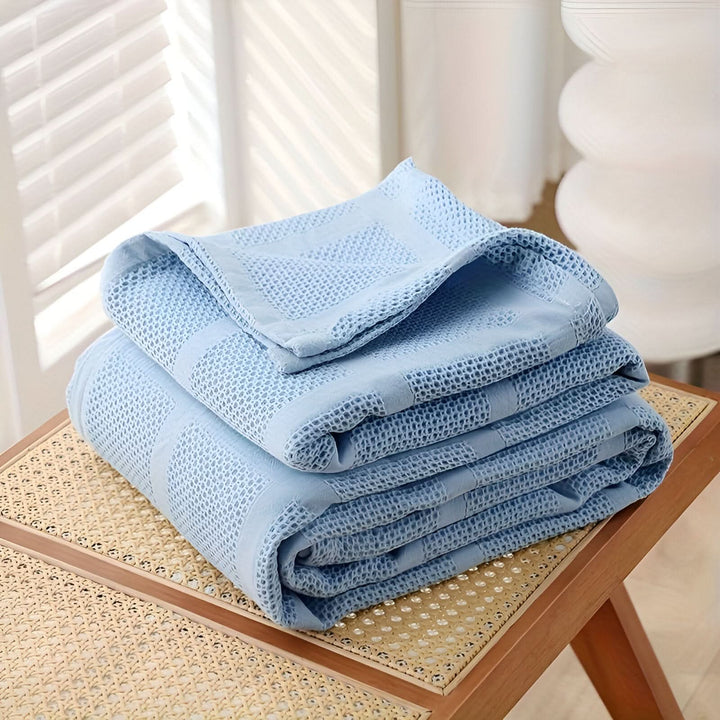 BowLift | WEEVCLOUD – Cotton Waffle Blanket