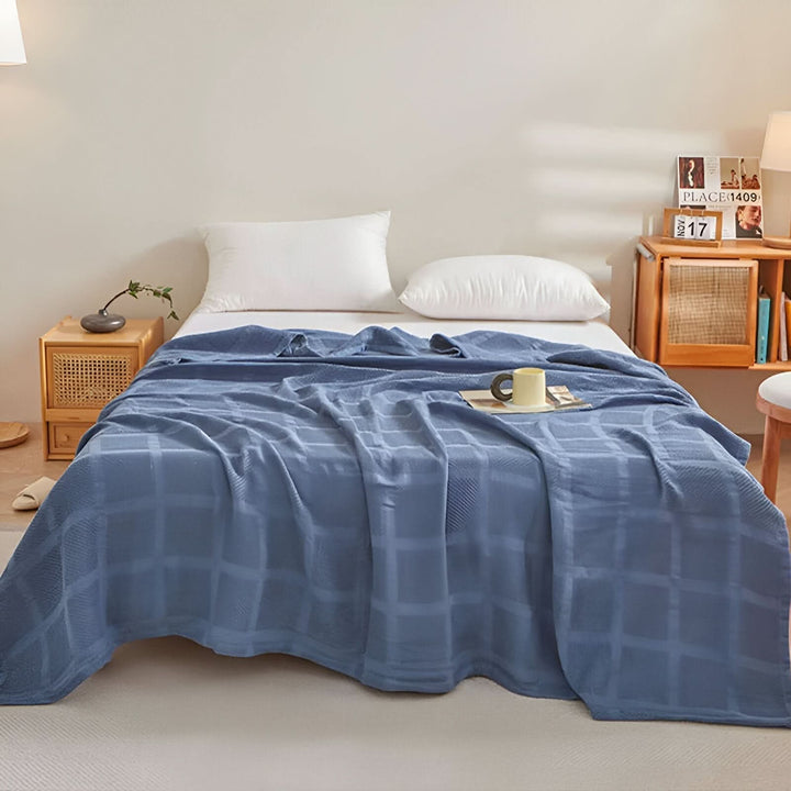BowLift | WEEVCLOUD – Cotton Waffle Blanket