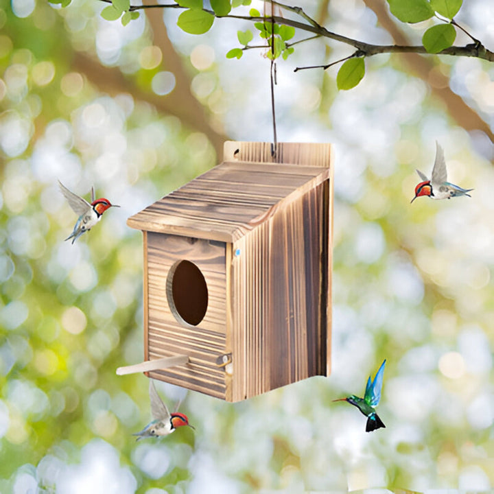 BowLift | Weather-resistant Wooden Birdhouse