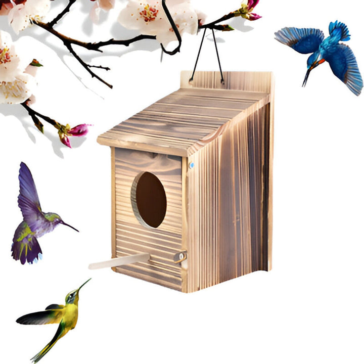 BowLift | Weather-resistant Wooden Birdhouse