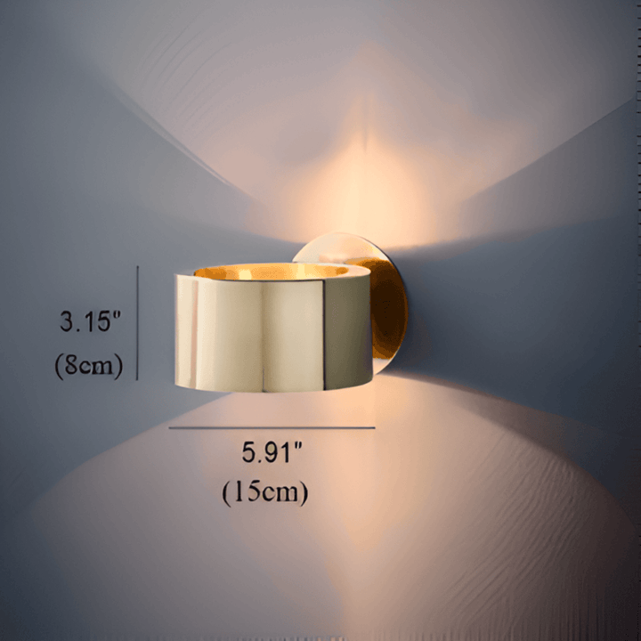 BowLift | Golden Minimalist Wall Lamp