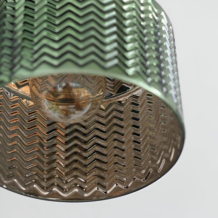 BowLift | Adjustable LED Wall Lamp of Ribbed Glass in Scandinavian Design