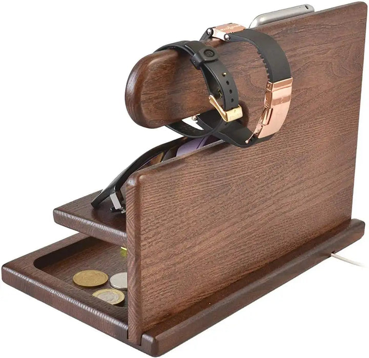 BowLift | Wooden Phone Docking | Perfect organizer for your gadgets