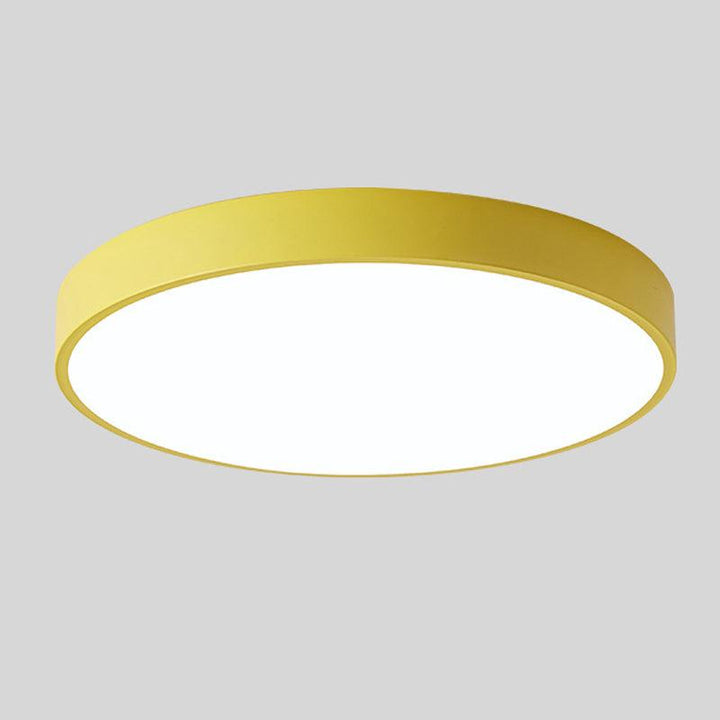 BowLift | Scandinavian Circular LED Ceiling Light | Soft Illumination, Minimalist Design & Ideal for Bedrooms and Work Areas