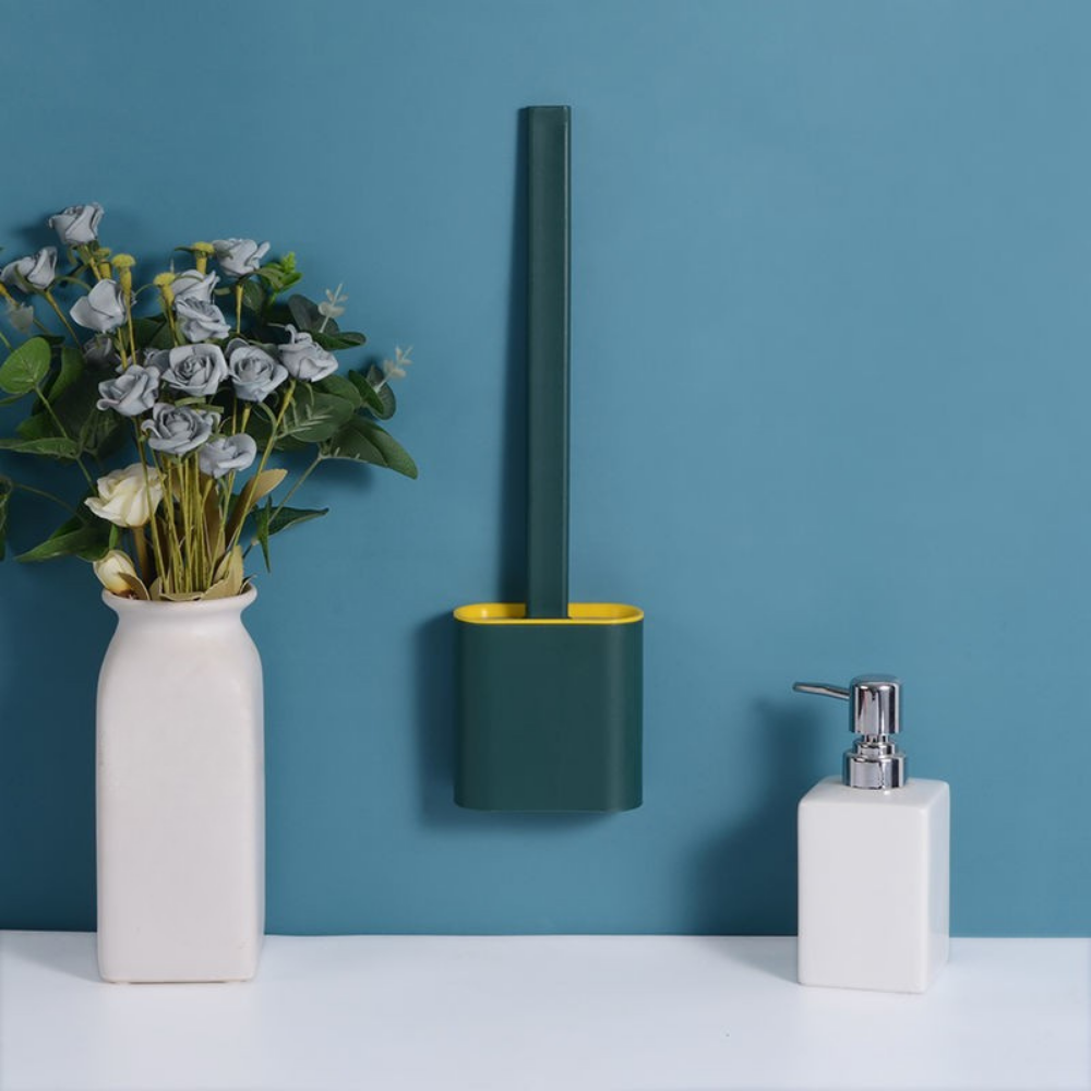 BowLift | Toilet Brush Silicone Flexible Wall Mounted Set