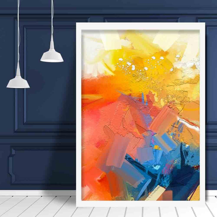 Abstract Colorful Pink and Orange Graffiti No. 1 Art Print | Bowlift