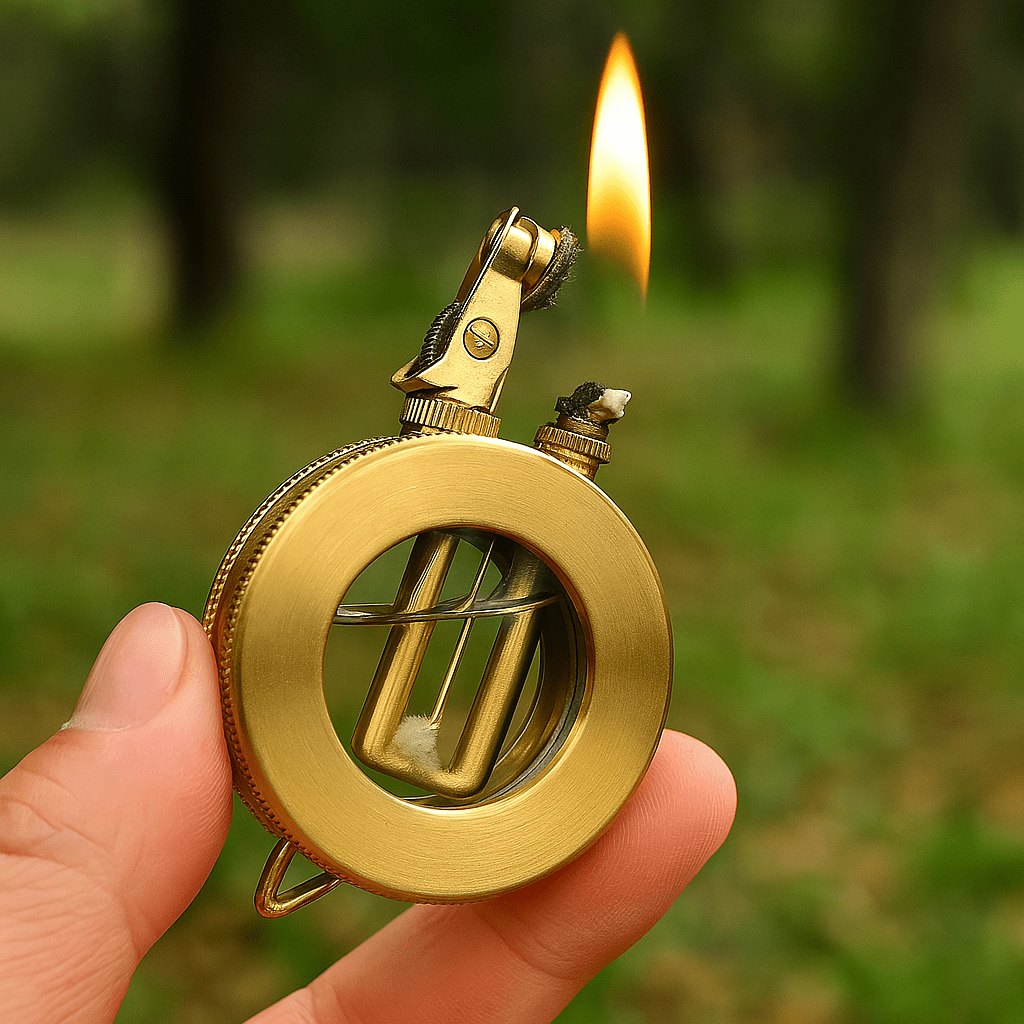 BowLift | Retro storm lighter with sturdy metal housing