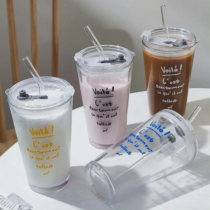 BowLift | Round Transparent Borosilicate Drinking Tumbler