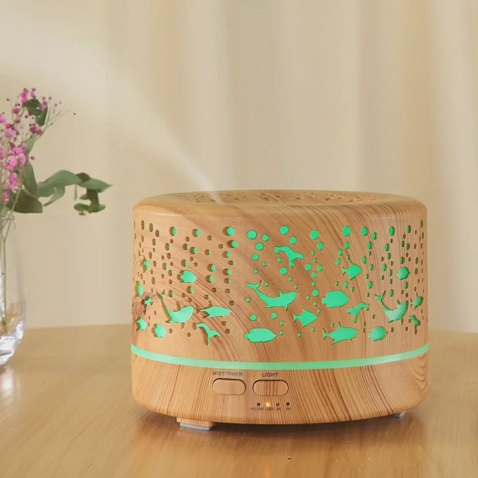 BowLift | Ultrasonic Aroma Diffuser Humidifier with Remote Control