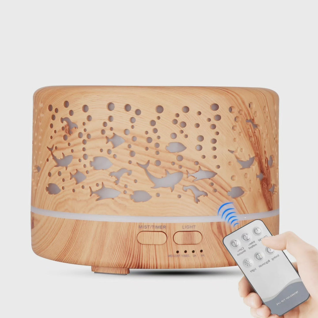 BowLift | Ultrasonic Aroma Diffuser Humidifier with Remote Control