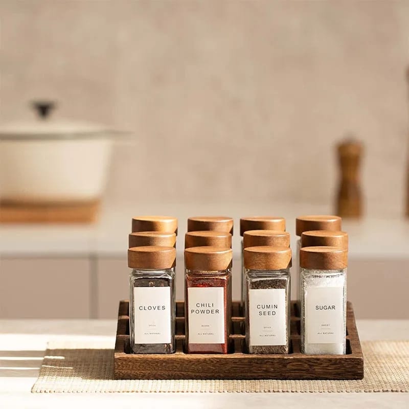 BowLift | 12 piece spice jars