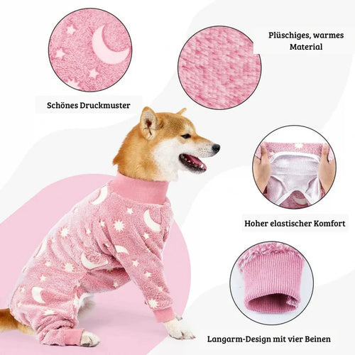 Warmer Hundepajamas for the winter fluffy and stretchable Bowlift