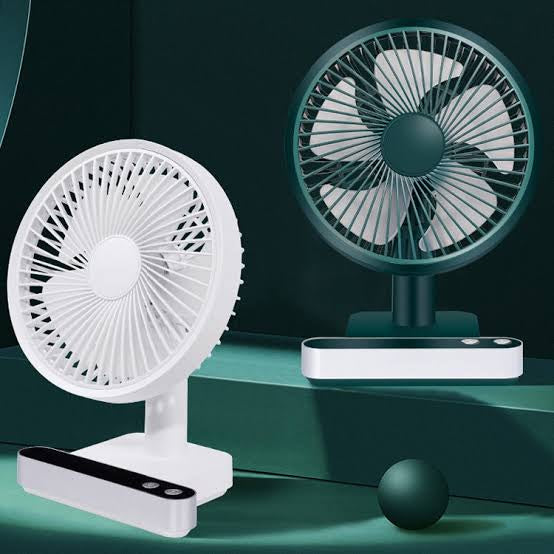 F702 Automatic Shaking Desktop Electric Fan with LED Display | Bowlift