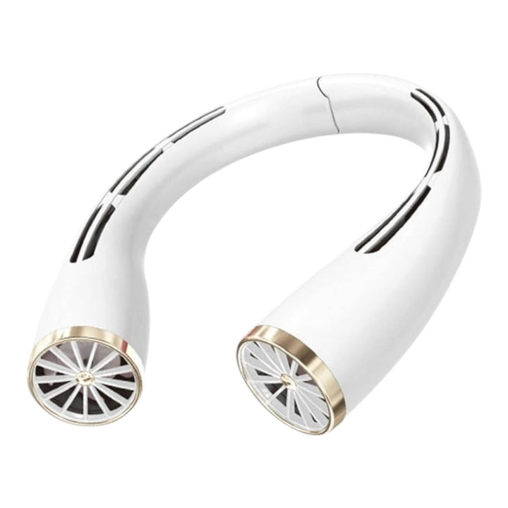 Portable Neck Cooler Fan,USB Rechargeable Quiet Electric Fan, Long Battery Life,Small Neck Fan for Outdoor, Travel, and Office Use. | Bowlift