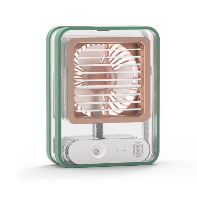 Water Cooled Desk Fan, With Humidifier Spray-Various Colours | Bowlift