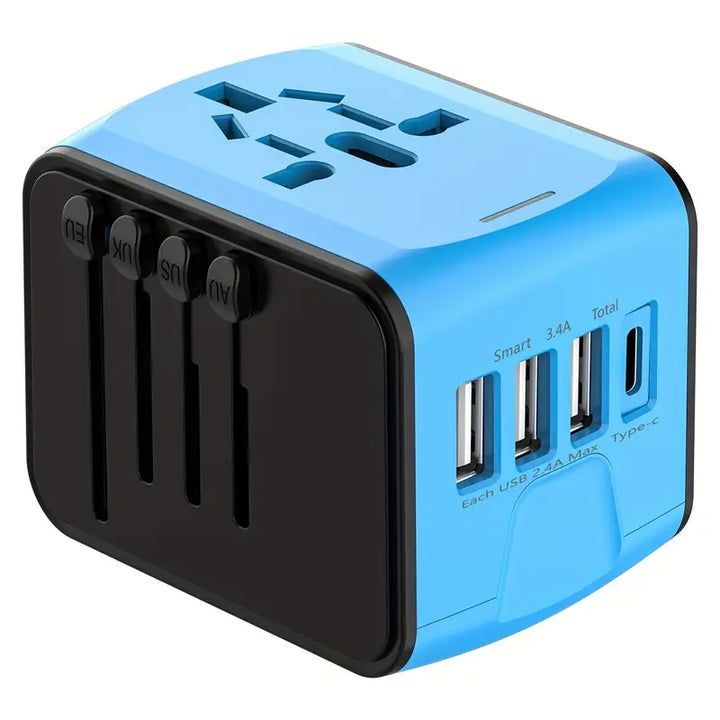 BowLift | Universal Travel Adapter | Worldwide Compatibility, Compact Design & Ideal for Frequent Flyers and International Explorers
