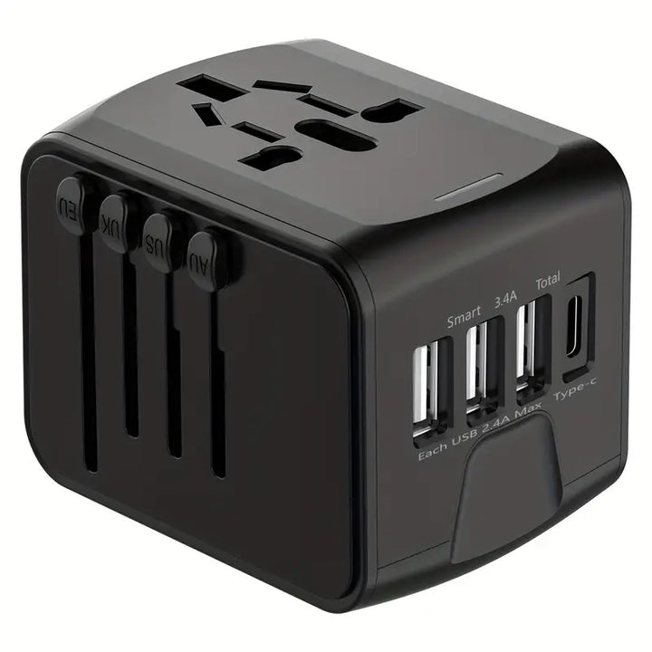 BowLift | Universal Travel Adapter | Worldwide Compatibility, Compact Design & Ideal for Frequent Flyers and International Explorers