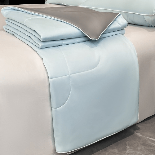 Double-Faced Two-Hue Ring-Stitched Cooling Comforter | Bowlift