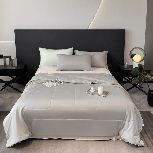 Double-Faced Two-Hue Ring-Stitched Cooling Comforter | Bowlift