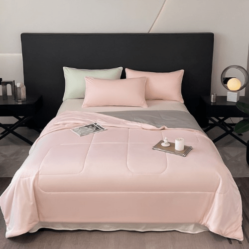 Double-Faced Two-Hue Ring-Stitched Cooling Comforter | Bowlift