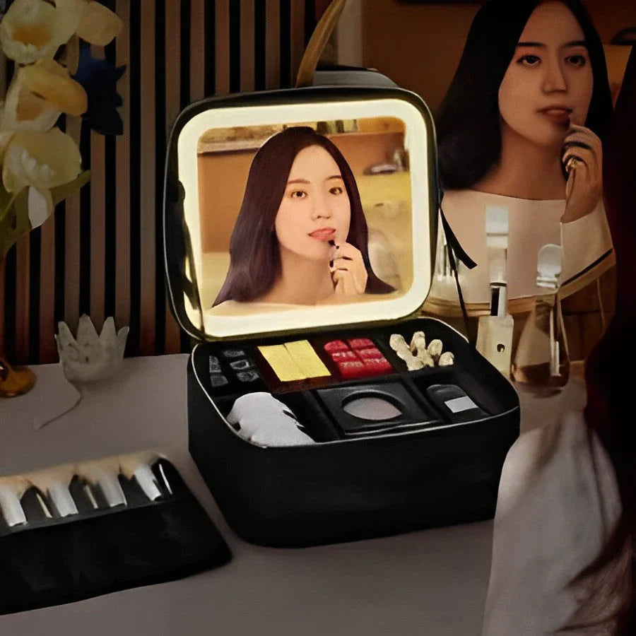 BowLift | MirrorGlam - Make-up pouch with mirror
