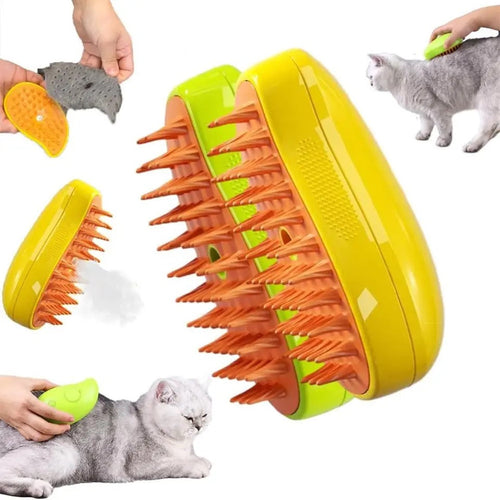 Steam Brush For Pets Bowlift