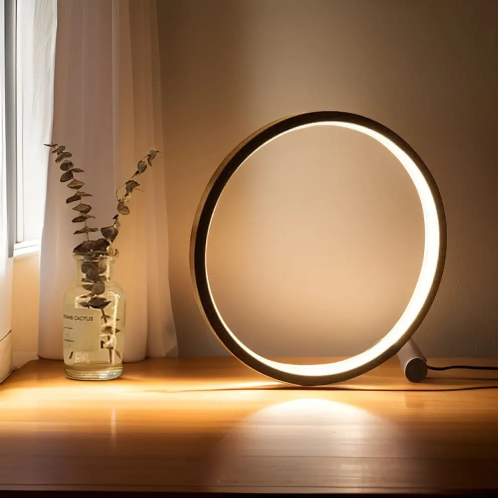 BowLift | Halo Glo Table Lamp: Elegant LED Lighting With Touch Control