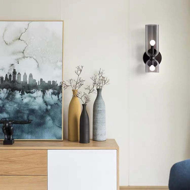 BowLift | Glass Wall Light With Double Lamp Design