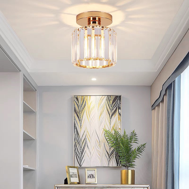 Modern Crystal Ceiling Lamp - CrystalGlow | Bowlift