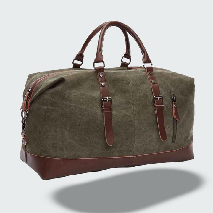 BowLift | Icon Canvas & Leather Travel Duffle Bag – 54cm