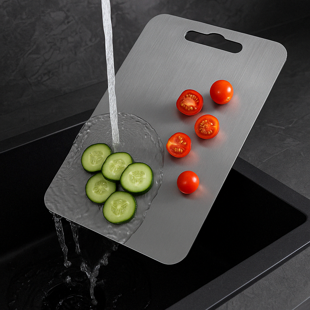 BowLift | Kitchen Chopping Board Antibacterial Non-Slip Metal