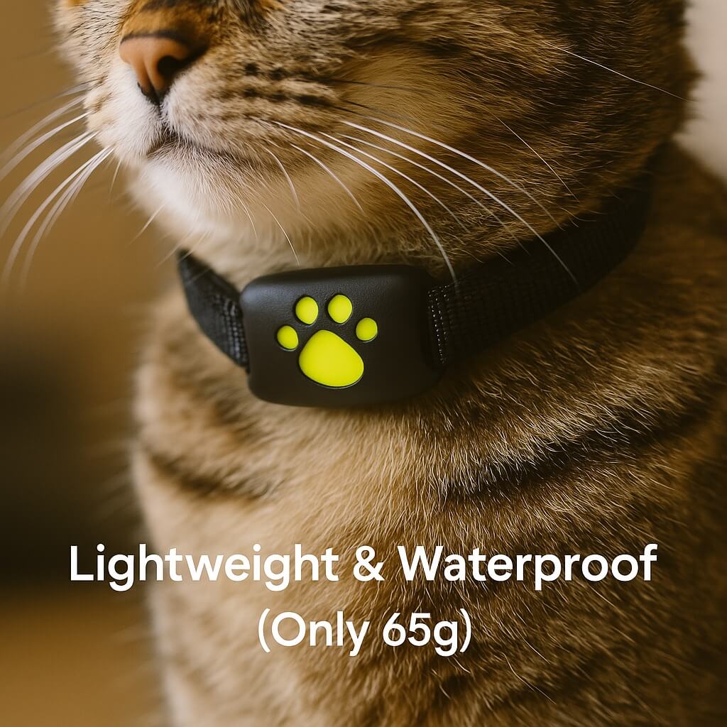 BowLift | #1 Find  GPS Cat Tracker with Real-Time Location, Waterproof Design, and Activity Monitoring for Pet Safety and Tracking