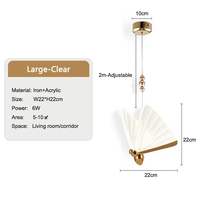 LumeFly – Butterfly LED Pendant Lamp with Warm Light | Bowlift