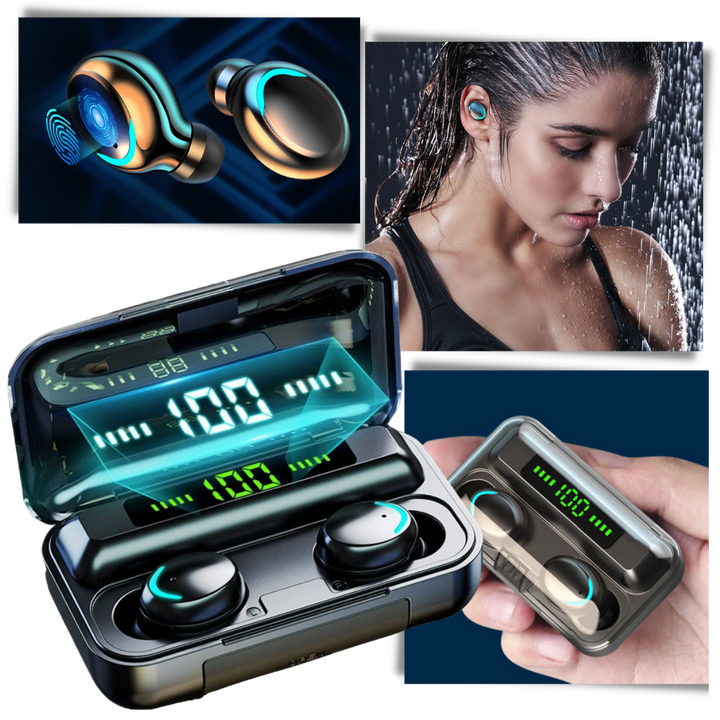 BowLift | Bluetooth earbuds with rechargeable battery case