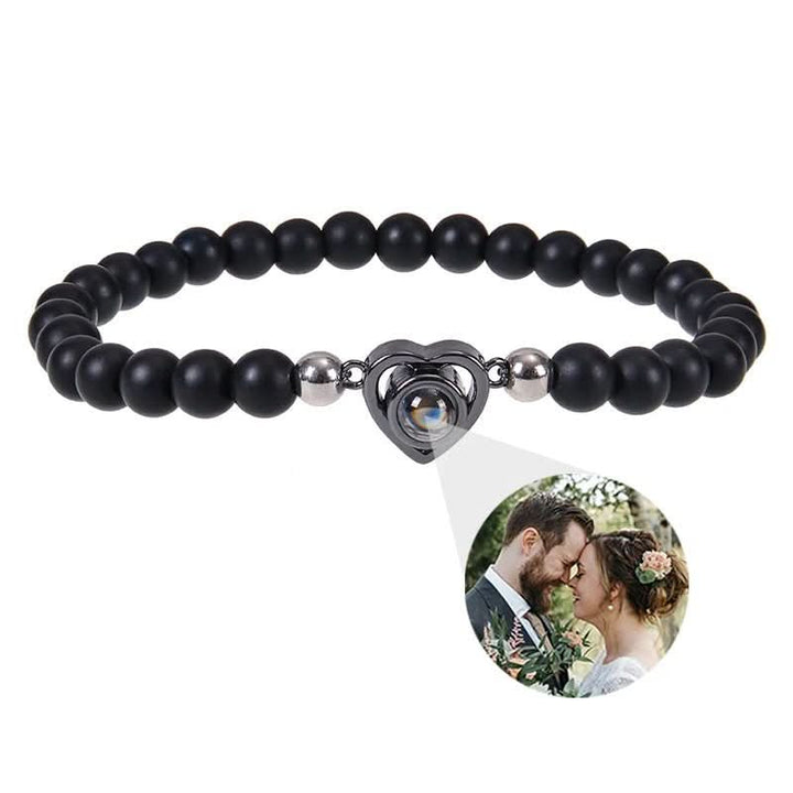 BowLift | Projection Bracelet with Infinity Heart and Personalized Photo
