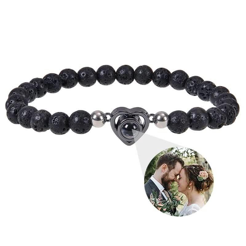 BowLift | Projection bracelet with infinity heart and personalized photo