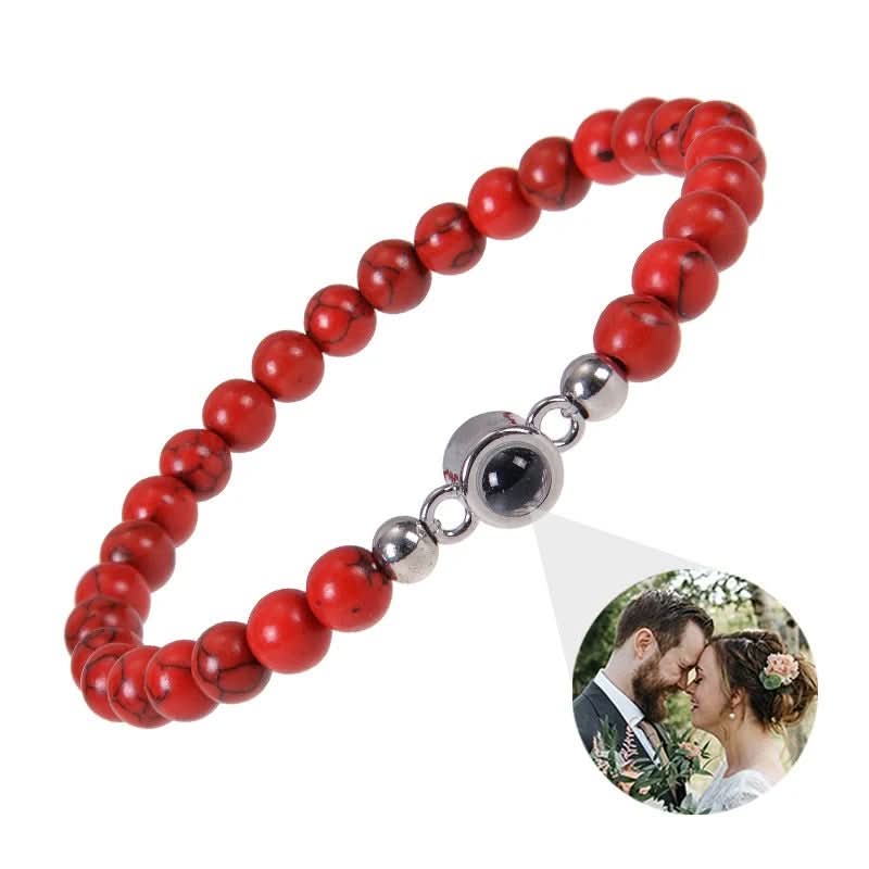 BowLift | Projection bracelet with infinity heart and personalized photo