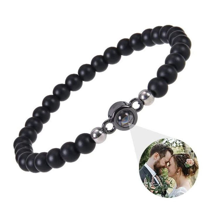 BowLift | Projection bracelet with infinity heart and personalized photo