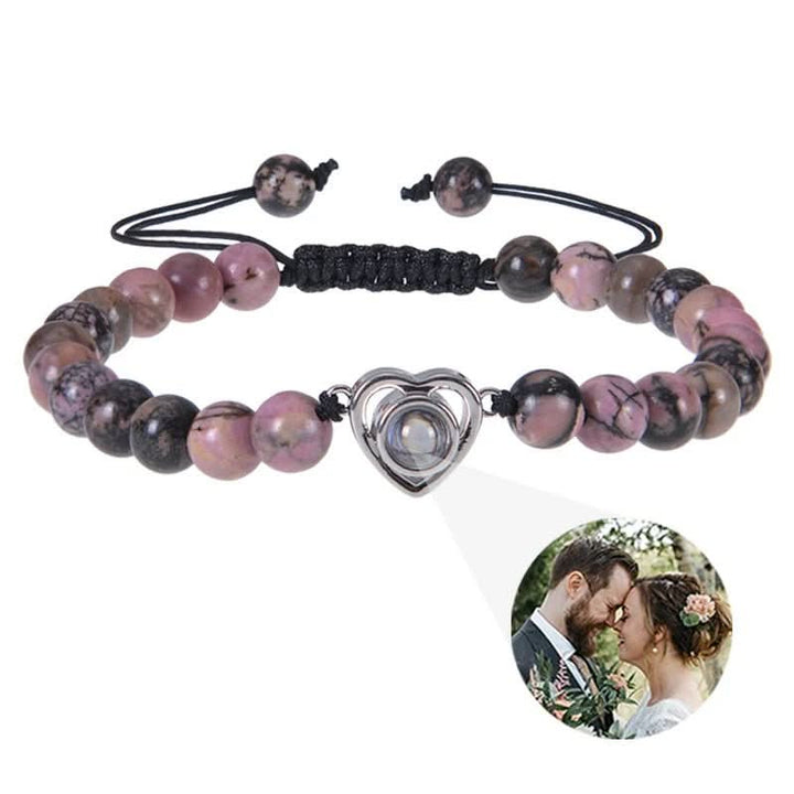 BowLift | Projection bracelet with infinity heart and personalized photo