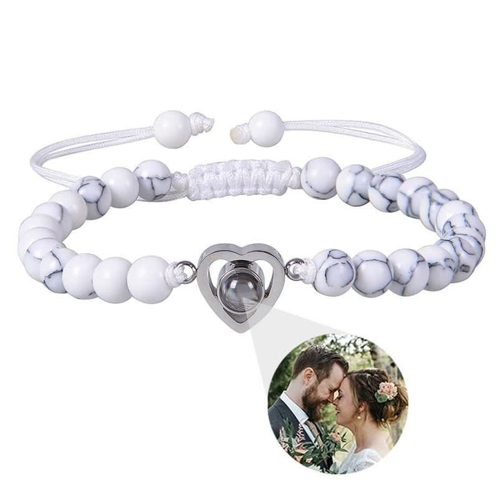 BowLift | Projection bracelet with infinity heart and personalized photo