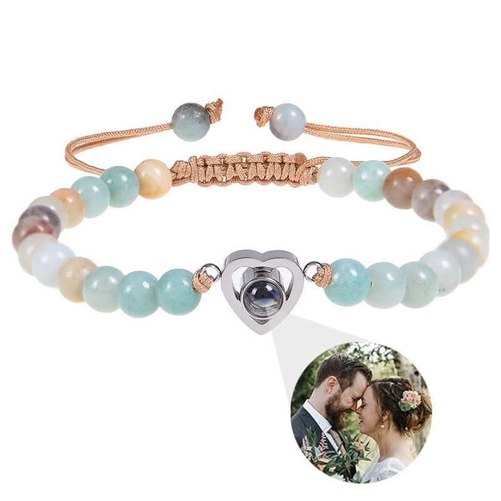 BowLift | Projection bracelet with infinity heart and personalized photo