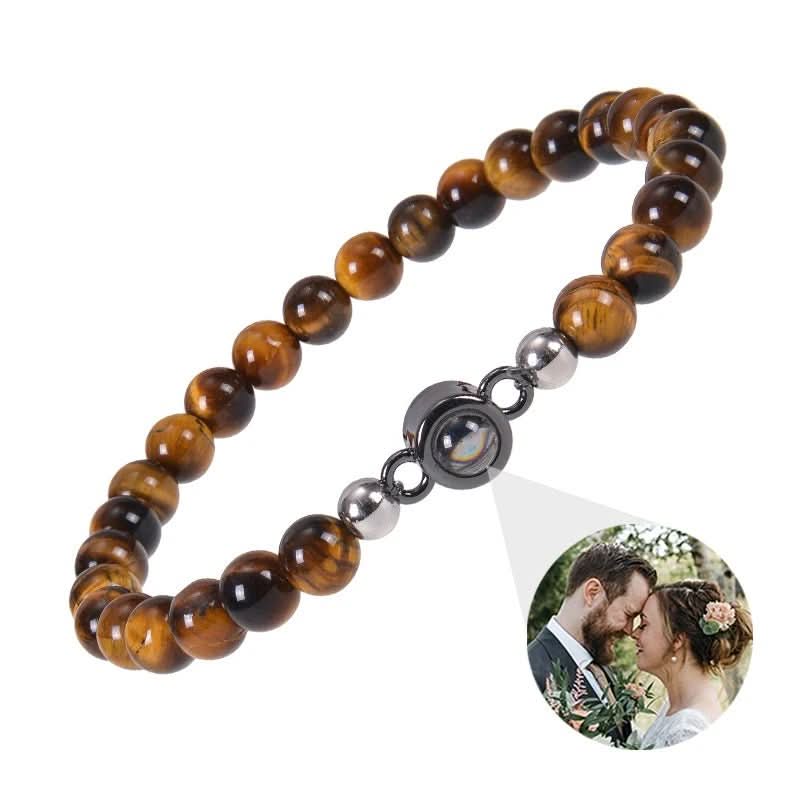 BowLift | Projection bracelet with infinity heart and personalized photo