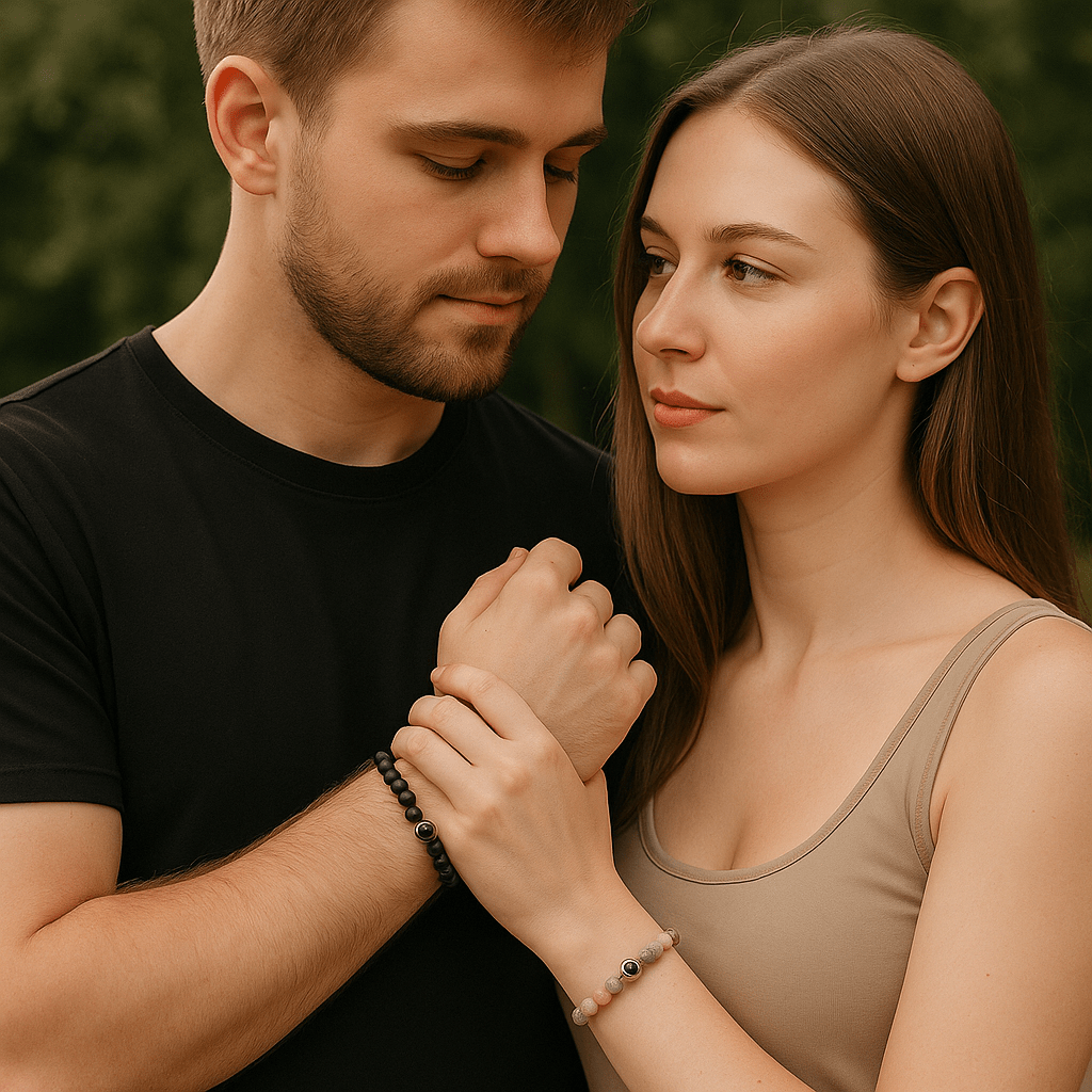 BowLift | Projection bracelet with infinity heart and personalized photo