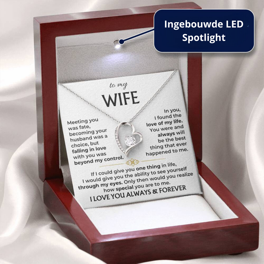 BowLift | Diamond Love - Loving necklace for your beloved wife